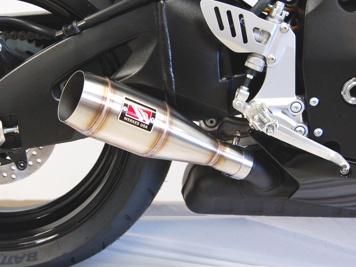 LeoVince GP Style EVO II Slip-On Exhaust Suzuki GSXR 600 / GSXR 750  2006-2007 - Cycle Gear